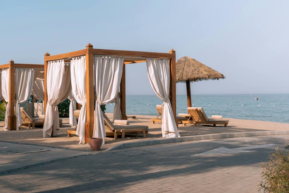 Luxury Beachside Cabana in Dubai Resort
