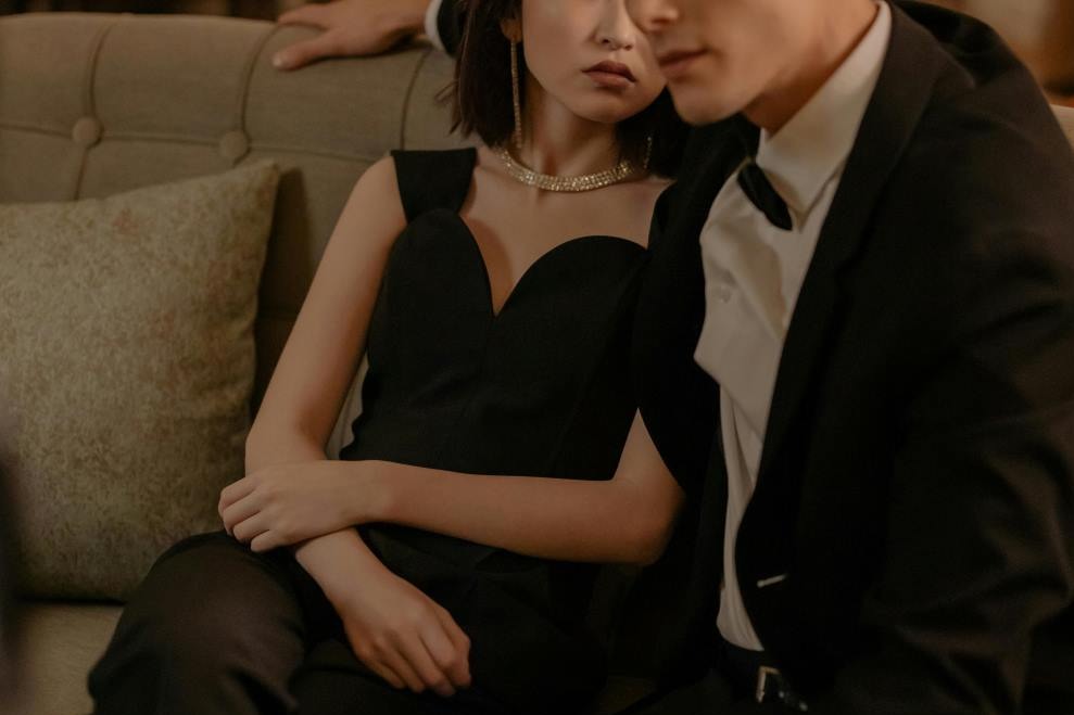 Couple Sitting on the Couch